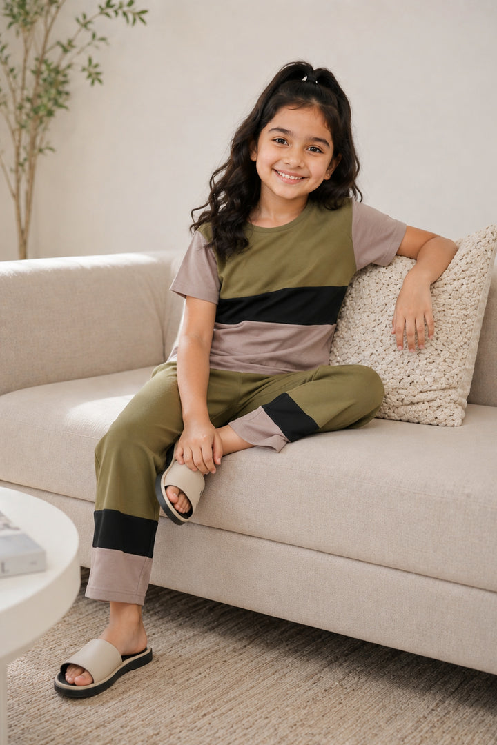 Mossy Meadows, Slumber Everyday Kids Cotton Coord Set