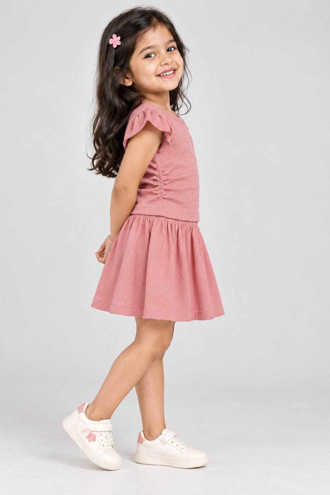 Top & Flared Skirt Set
