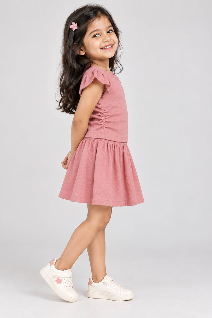 Top & Flared Skirt Set