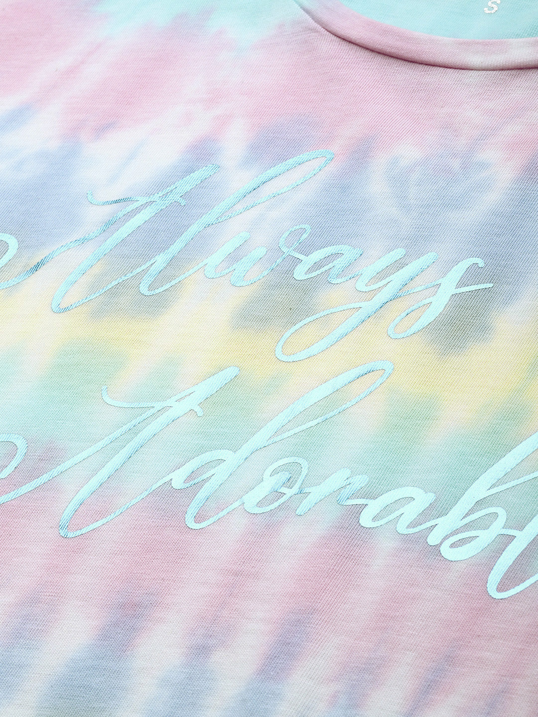 Tie & Dyed Printed Pure Cotton Night suit