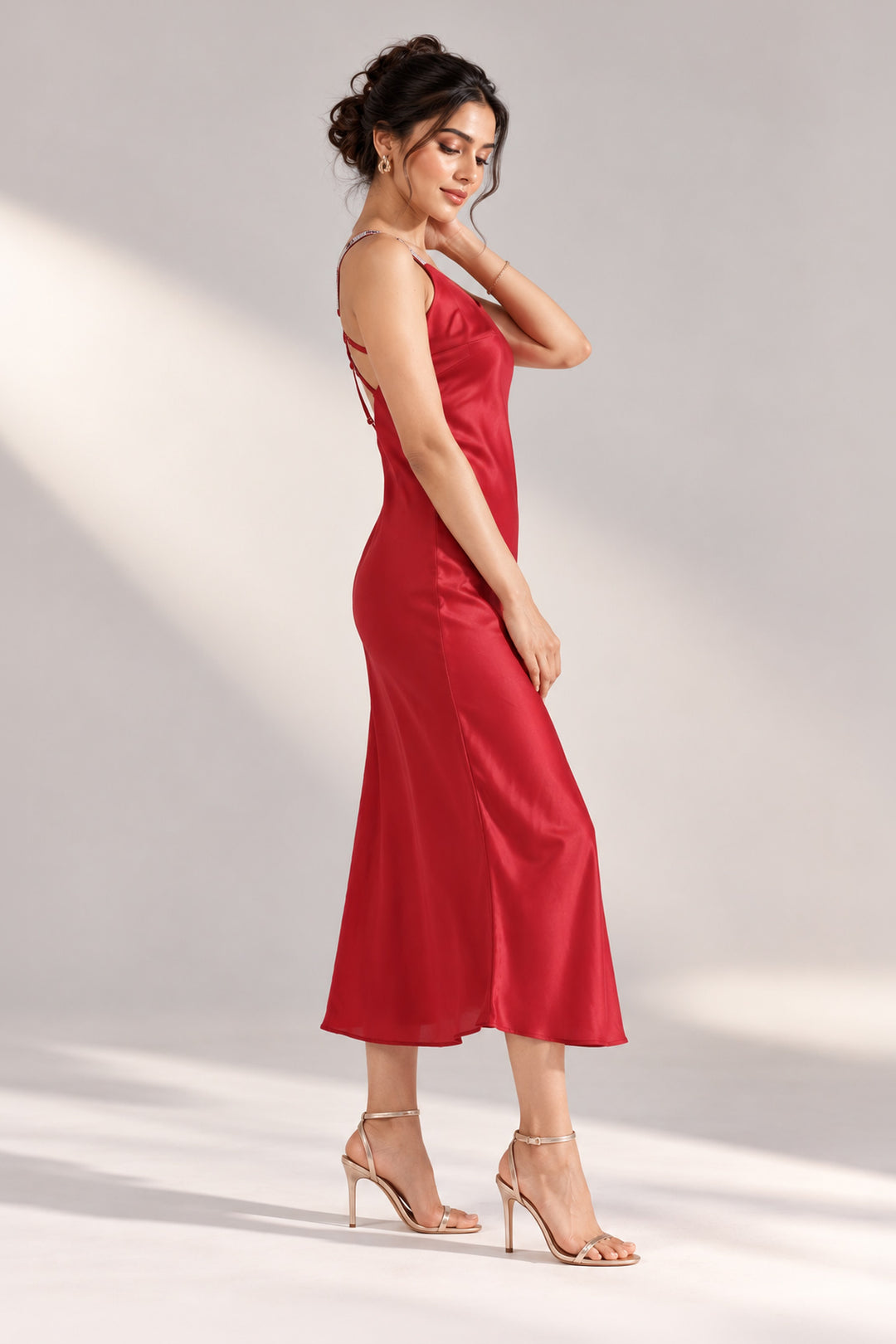 Scarlet Radiance Sleep Dress