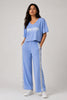 Dream Chaser Powder Blue Cotton Co-ord Set