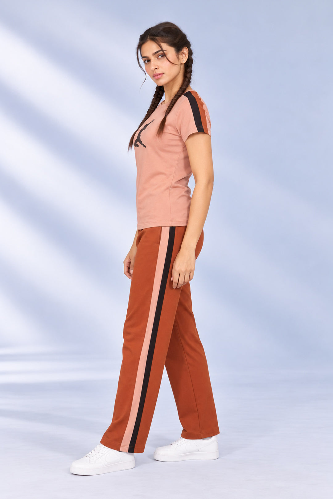 Café Crème Snuggle Fit  Coords Set With Freshon Finish