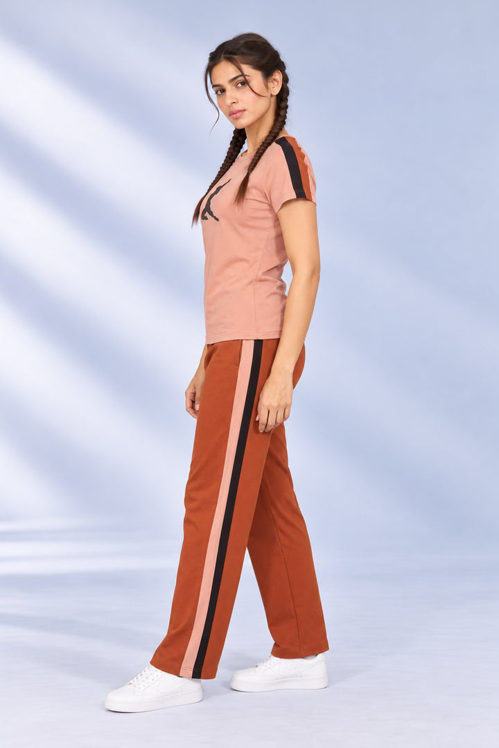 Café Crème Snuggle Fit  Coords Set With Freshon Finish