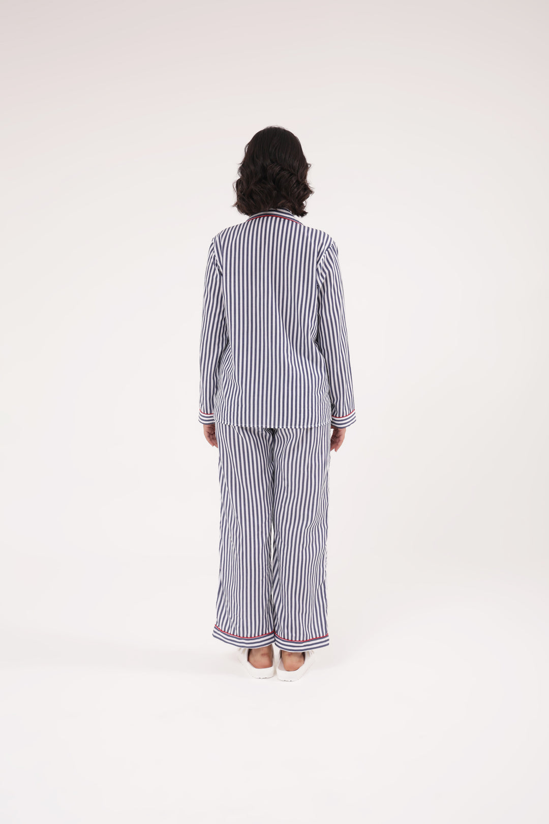 classic city stripe sleep set