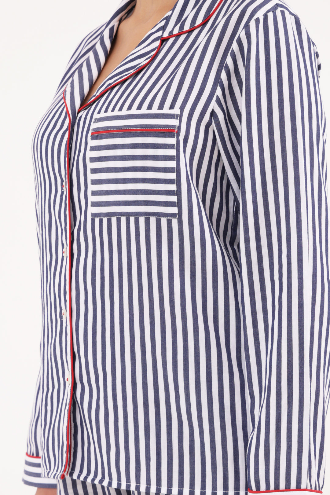 classic city stripe sleep set