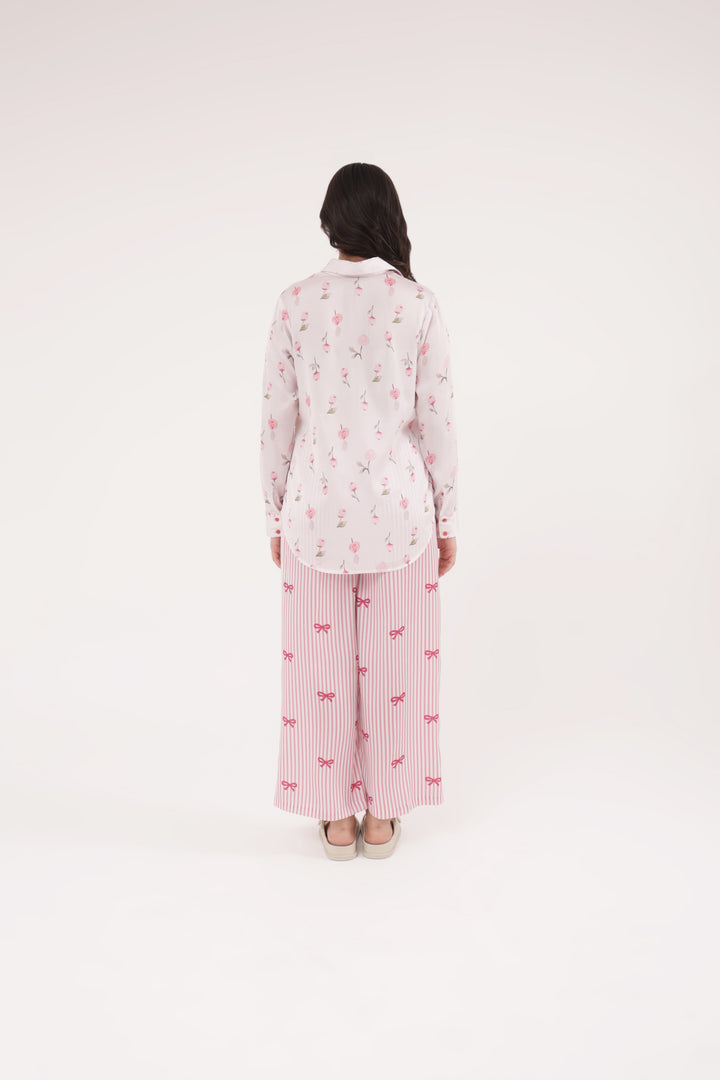 Blush Harmony satin Sleep Set