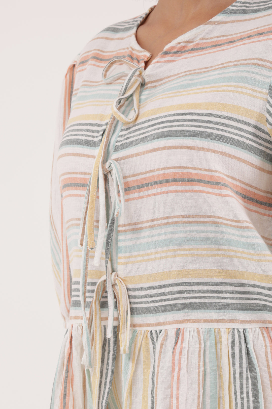 Weekend Bliss Stripe Lounge Set