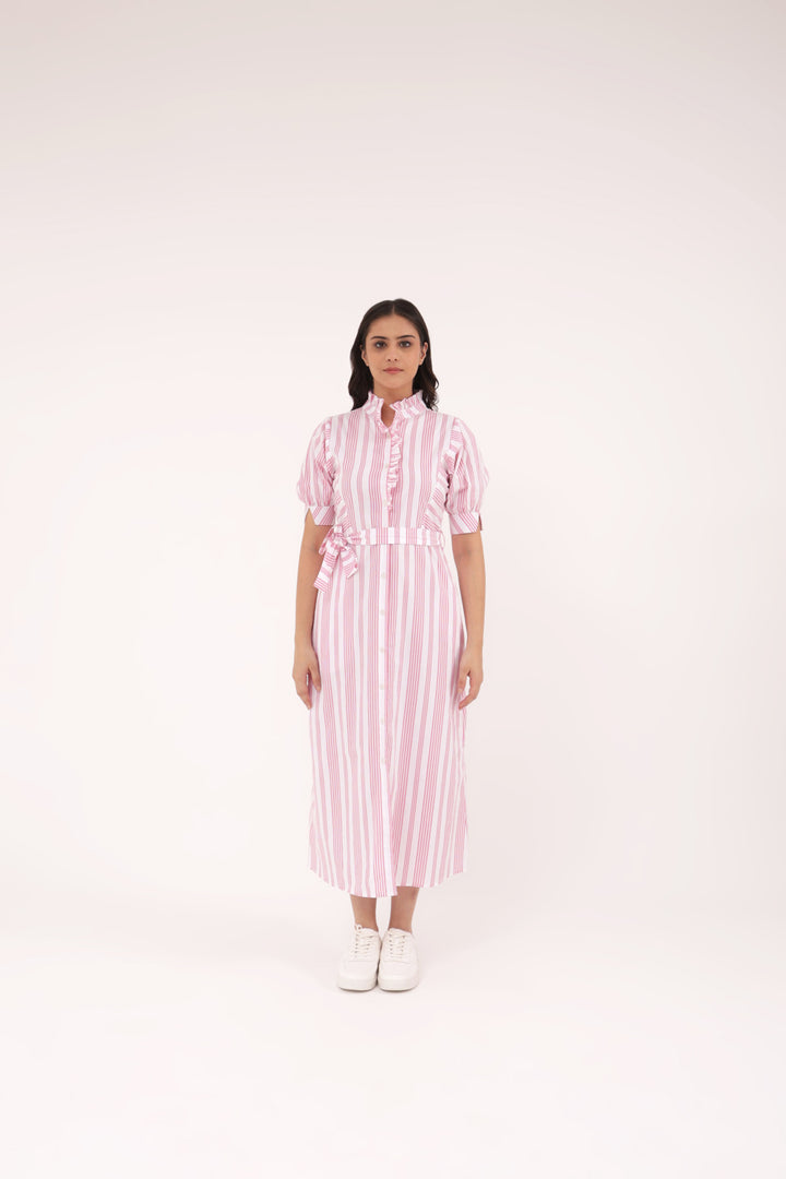 Weekend Charm Striped Dress