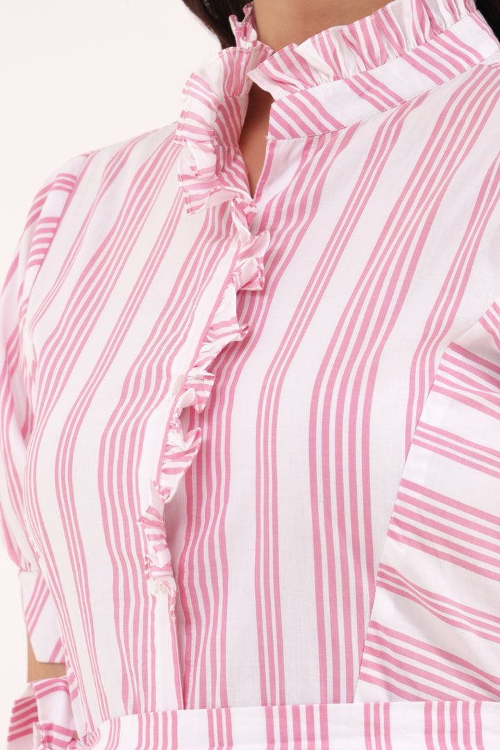 Weekend Charm Striped Dress