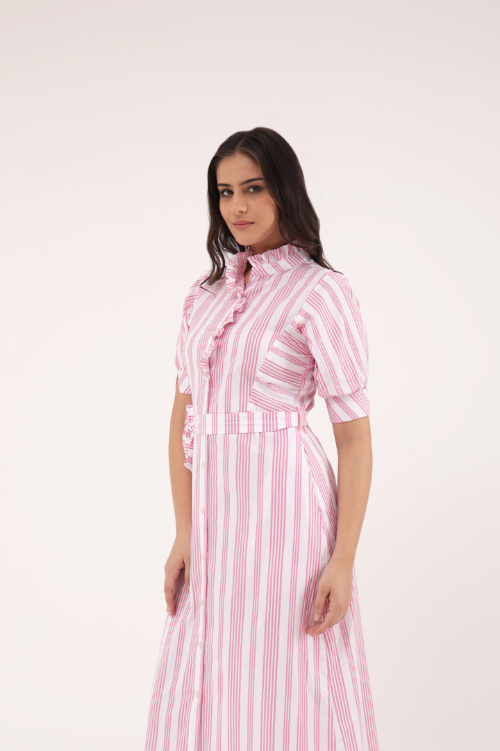 Weekend Charm Striped Dress