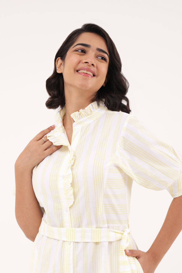 Summer stroll Cotton stripe  Dress