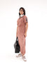 Caramel Drift TravelEase Polo Dress