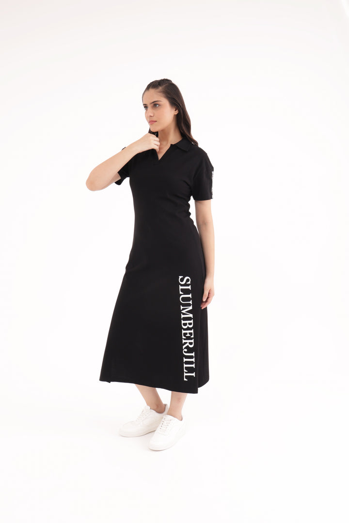 Black Onyx TravelEase Polo Dress