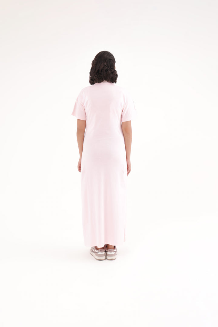 Sunset Blush TravelEase Polo Dress