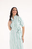 Morning Meadow Cotton stripe  Dress
