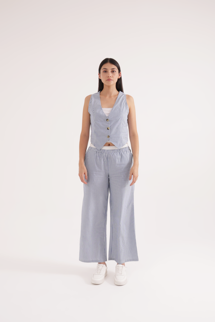 Blue Voyage Jetset Stripe Co-ord set