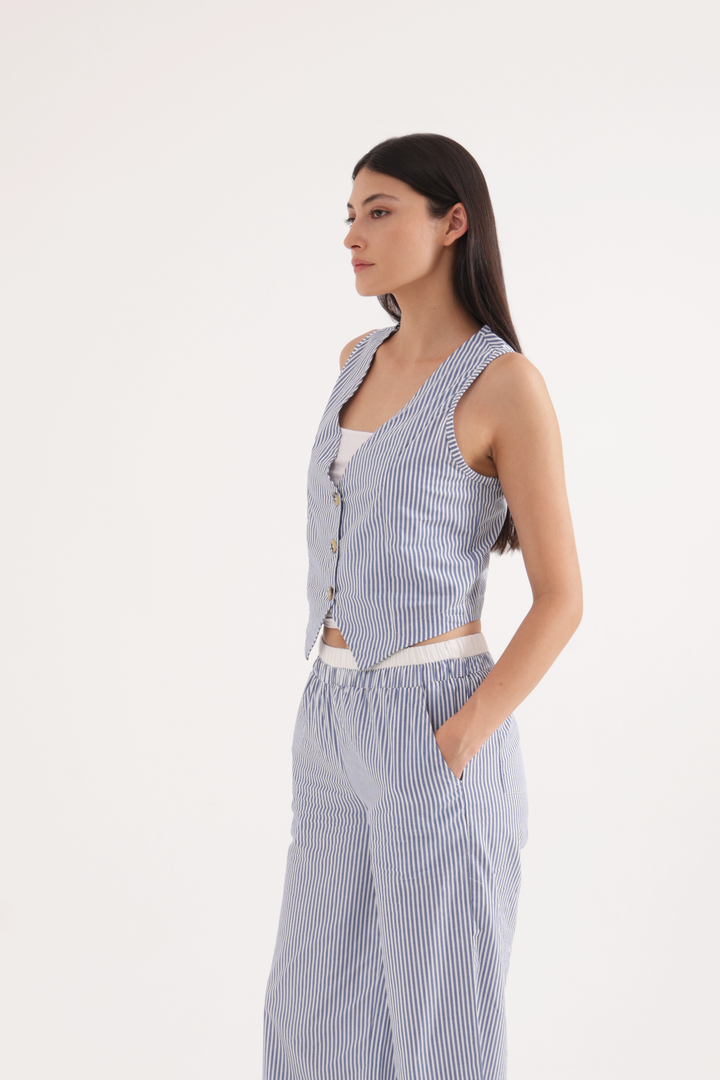 Blue Voyage Jetset Stripe Co-ord set
