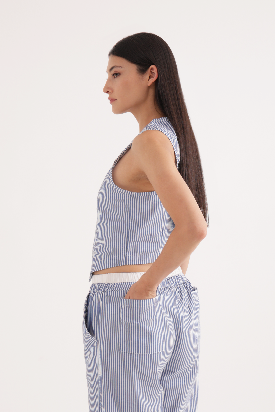 Blue Voyage Jetset Stripe Co-ord set