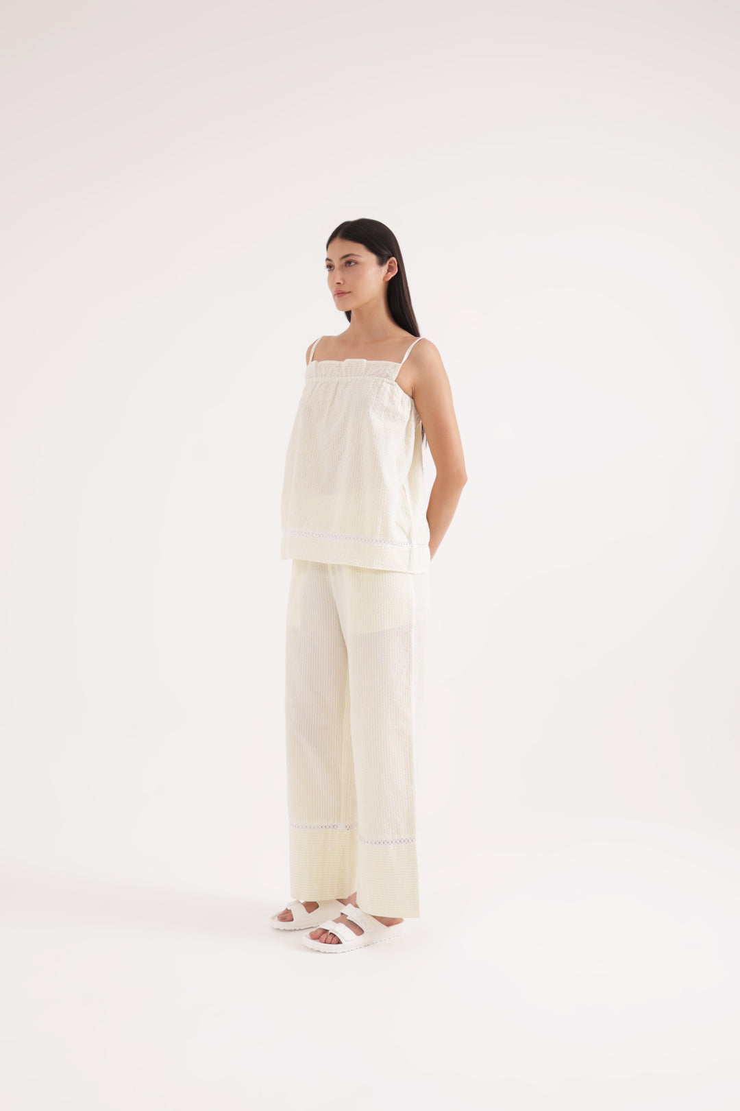 Sunset glow stripe sleep set