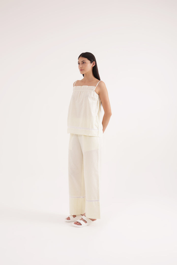 Sunset glow stripe sleep set
