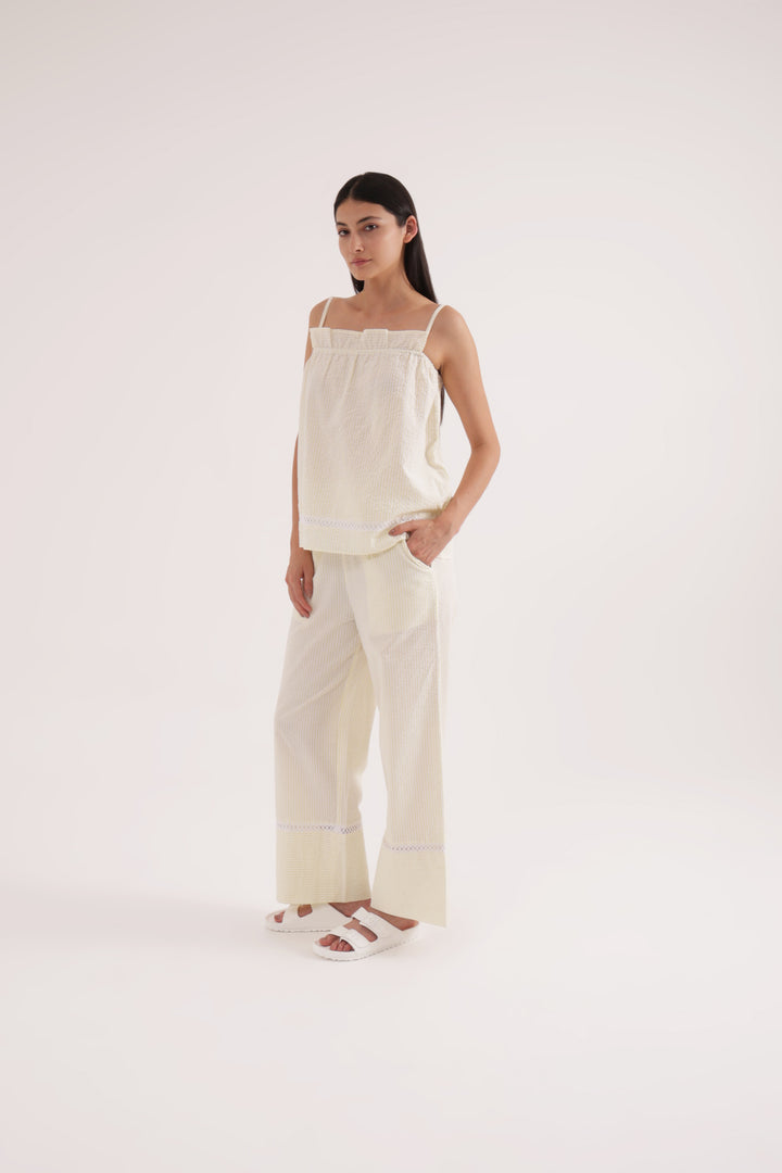 Sunset glow stripe sleep set