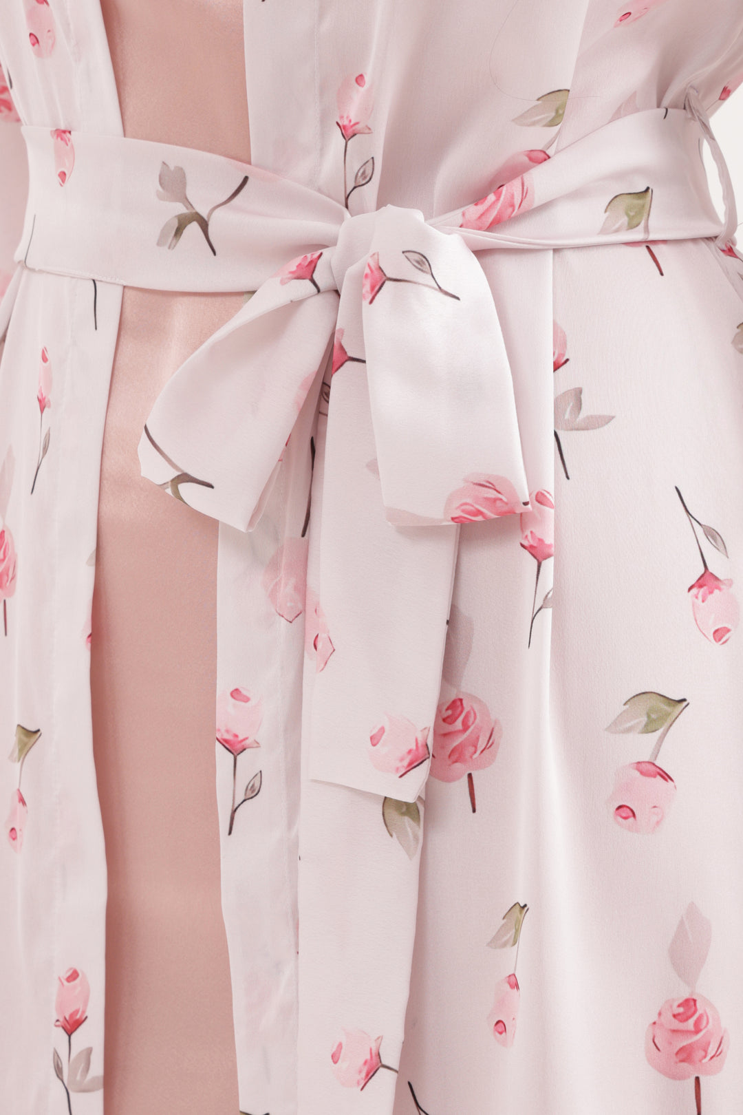 Floral grace night dress and robe set