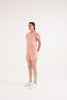 Coral Cloud  Waffle Knit Walk & Snooze Set