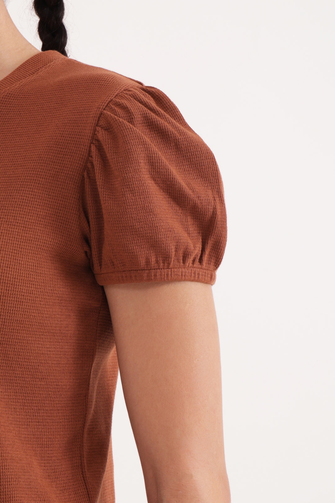 Mocha Bisque Waffle Knit Walk & Snooze Set
