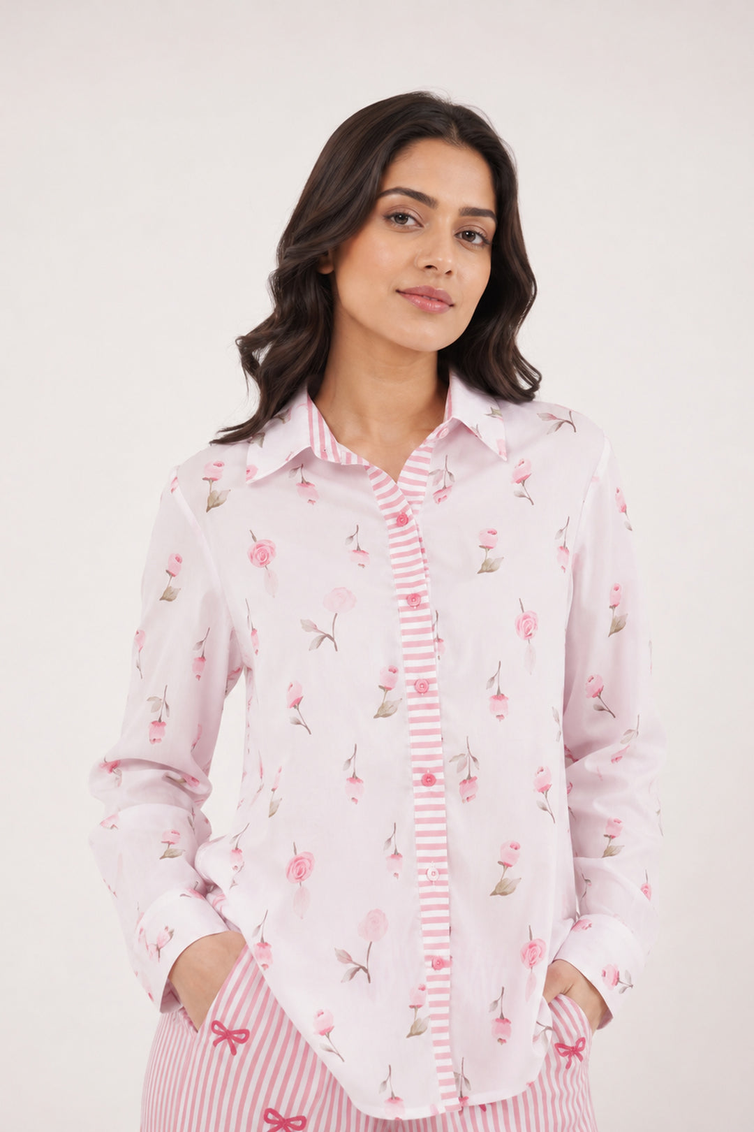 Blush Harmony satin Sleep Set