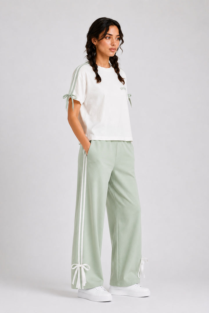ActiveEase Aqua Tie Up Co-ord