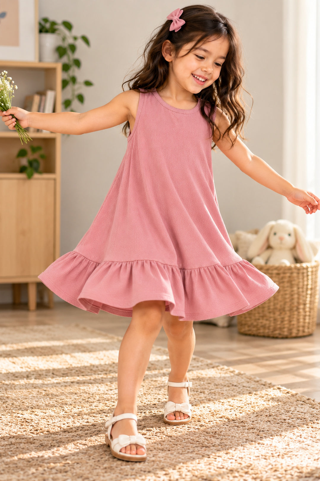 Ruffle Hem Dress