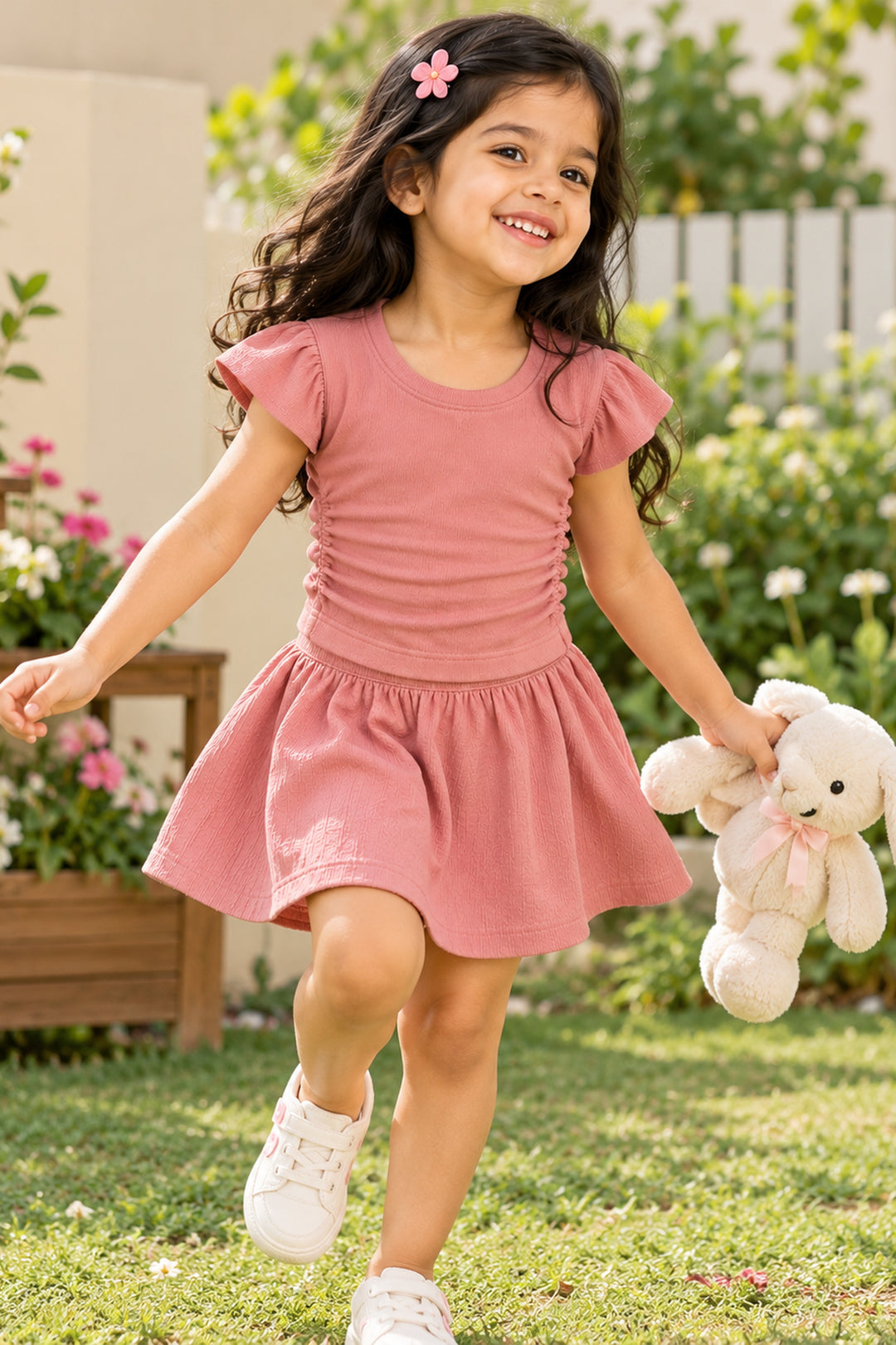 Top & Flared Skirt Set
