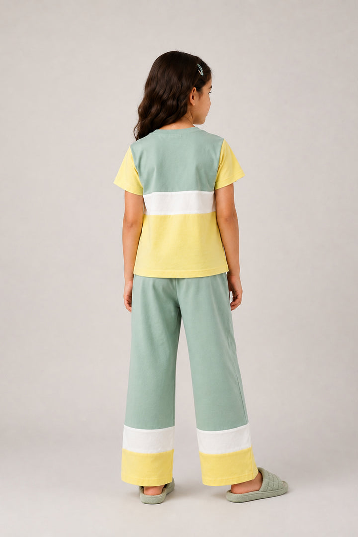 Lime Lullaby, Slumber Everyday Kids Cotton Coord Set