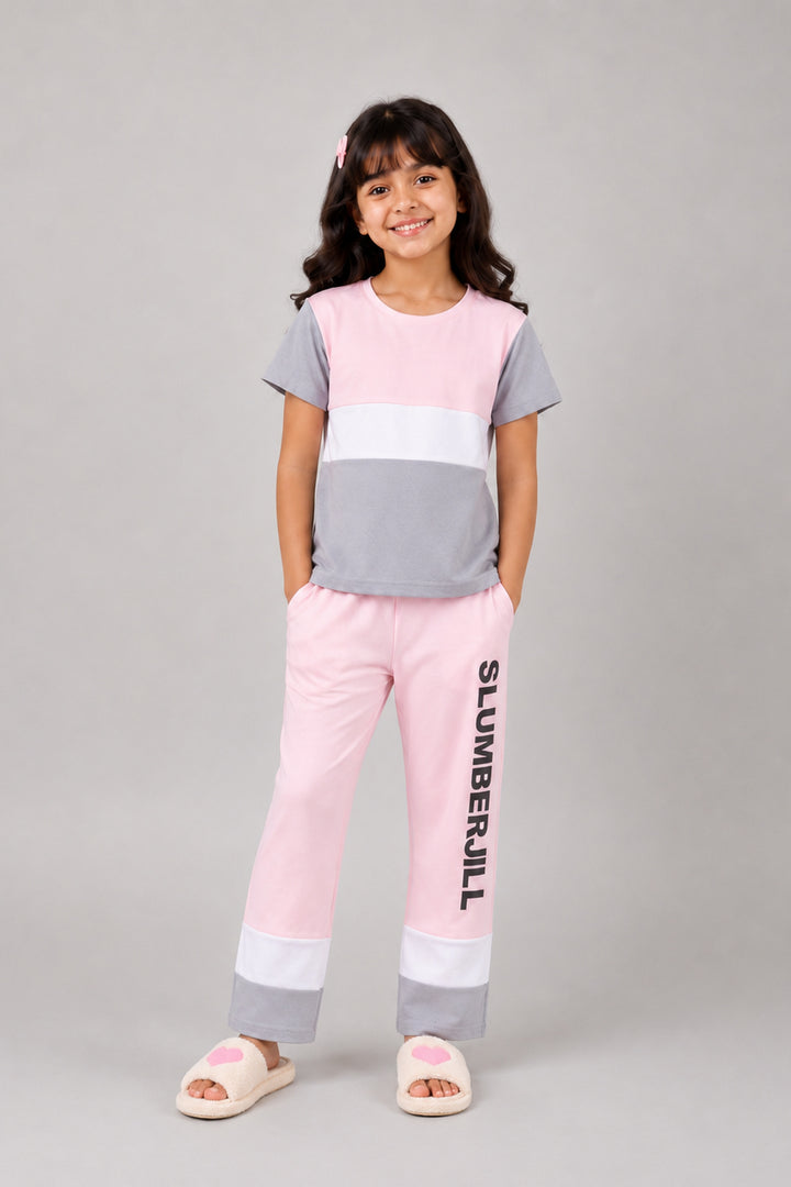 Ballet Blush, Slumber Everyday Kids Cotton Coord Set