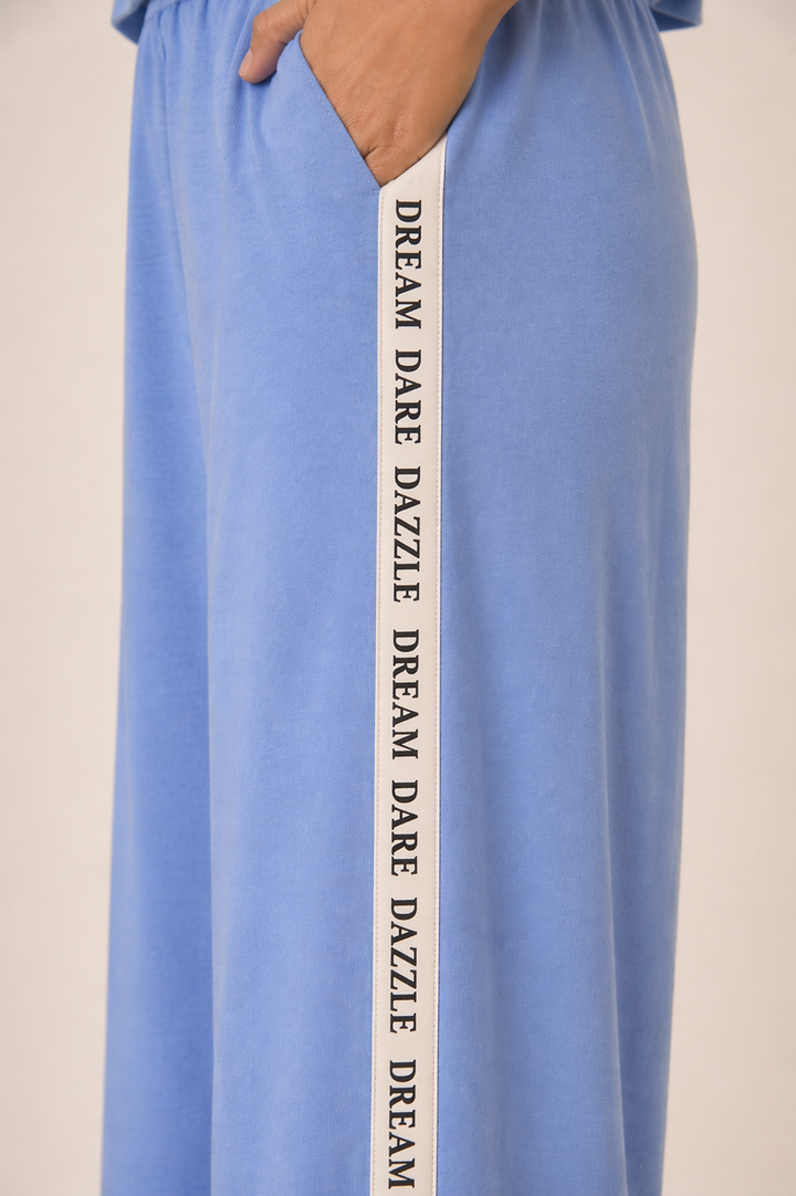 Dream Chaser Powder Blue Cotton Co-ord Set