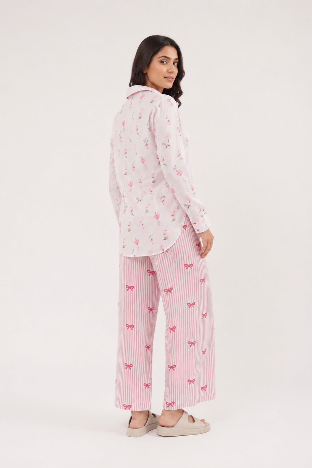 Blush Harmony satin Sleep Set