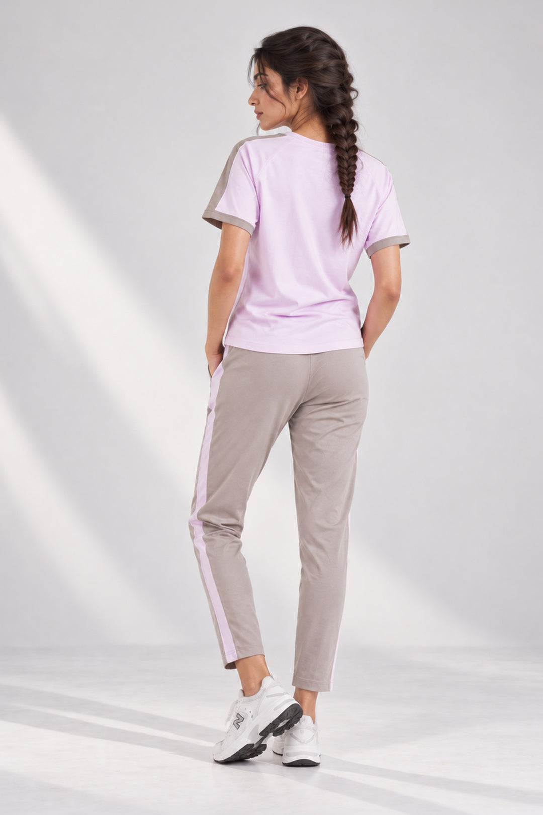 SlumberJill Active Comfort Lavender Cotton Jersey Coord Set