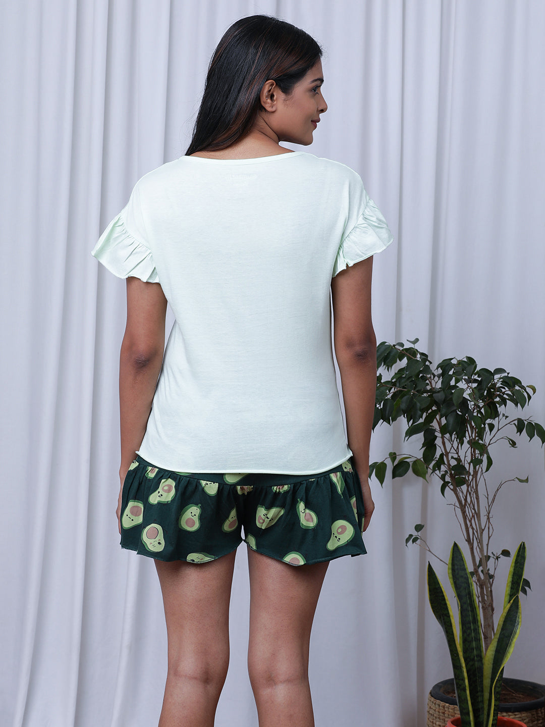 Printed Pure Cotton T-shirt With Shorts