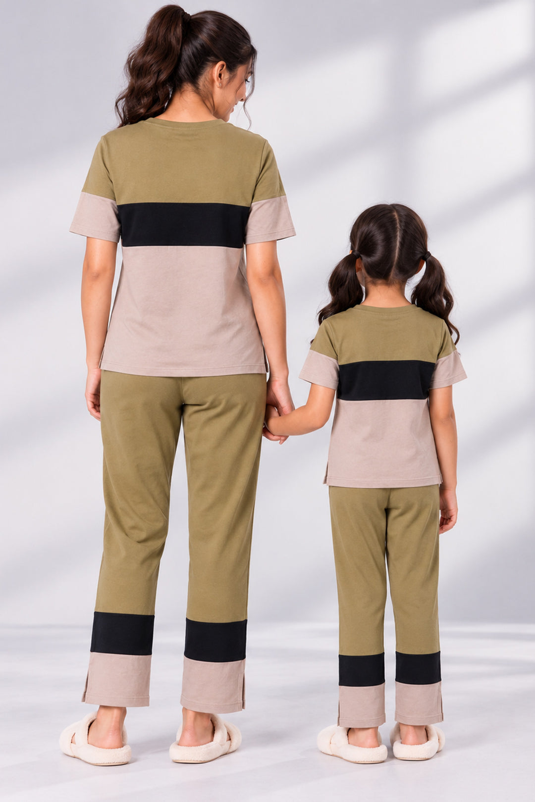 Mom & Me - Mossy Meadows, Slumber Everyday Mom & Kids Cotton Coord Set
