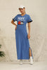 Snooze Style Comfort Dress Dutch blue