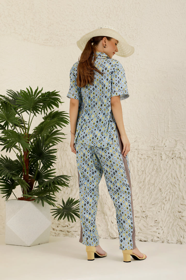 Pillow Talks Blissful Blue Co Ord Set