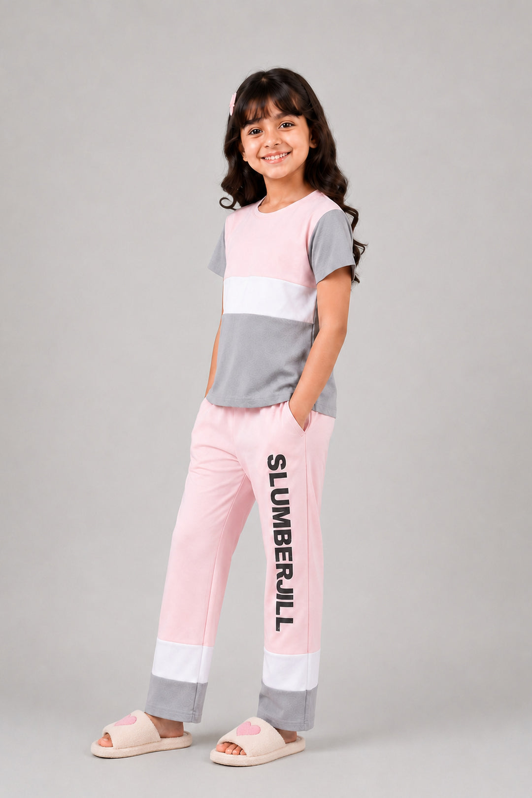 Ballet Blush, Slumber Everyday Kids Cotton Coord Set