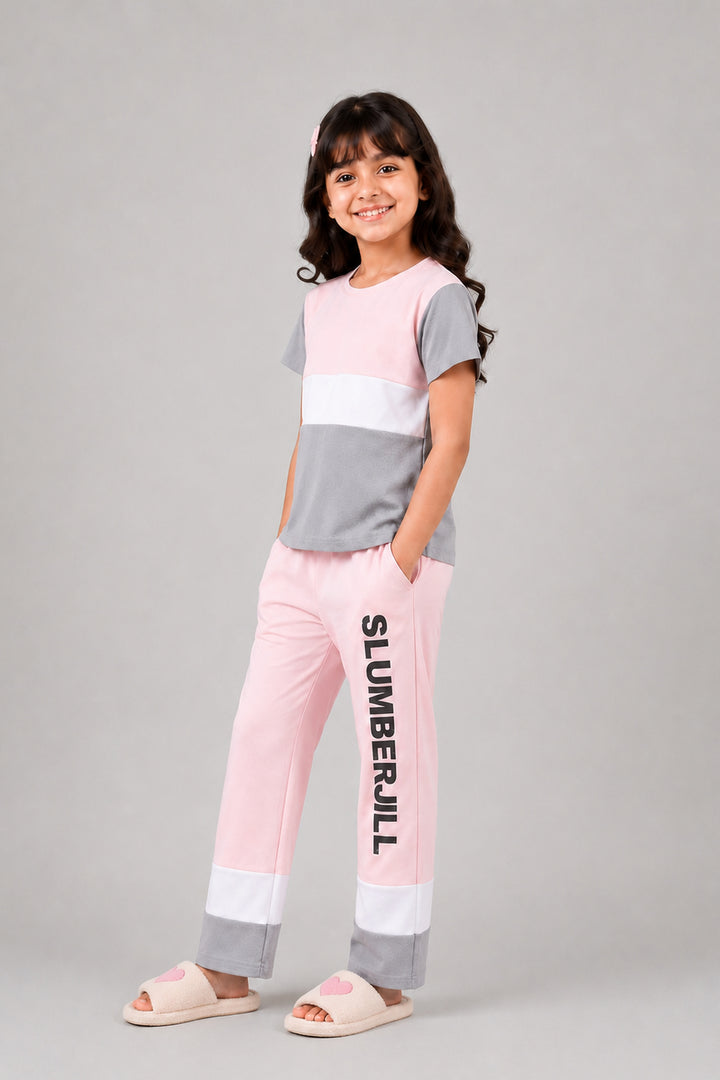 Ballet Blush, Slumber Everyday Kids Cotton Coord Set
