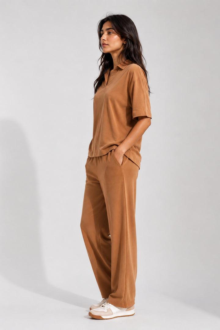 Mocha Mousse Effortless Grace Co-ord