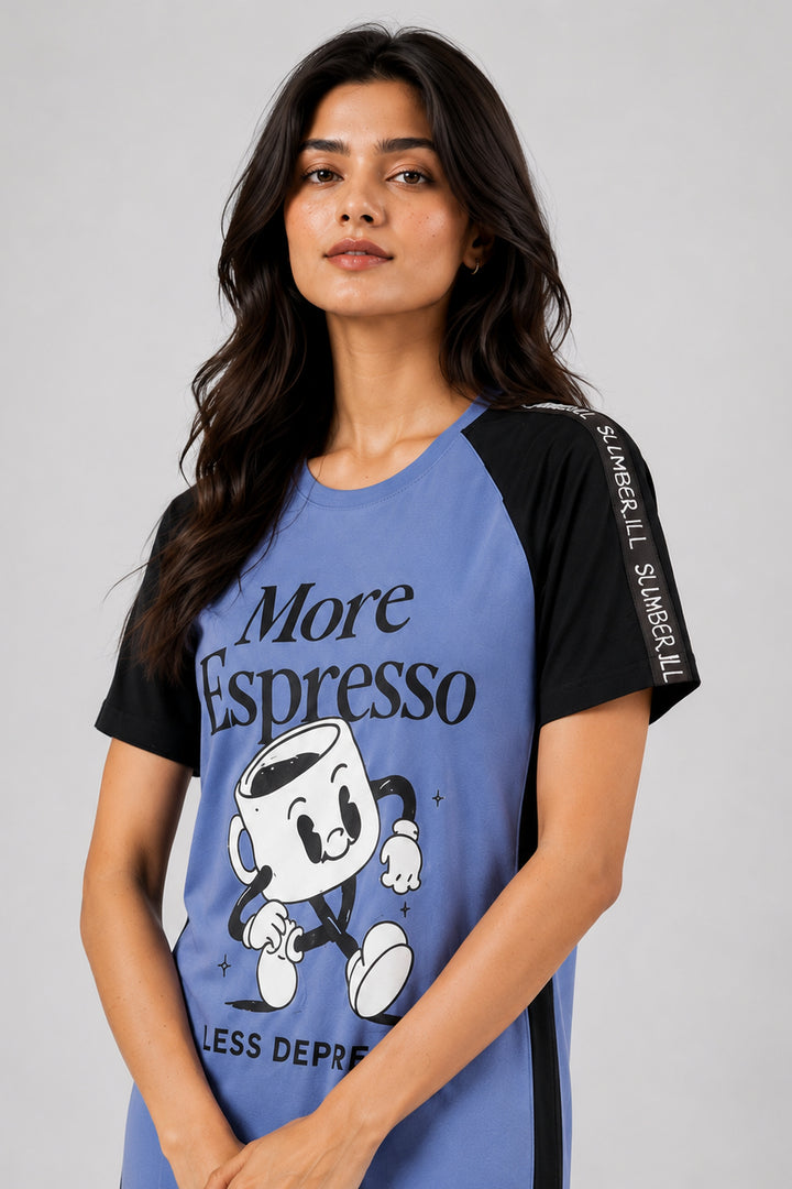 More Expresso Mid Length Lounge Dress