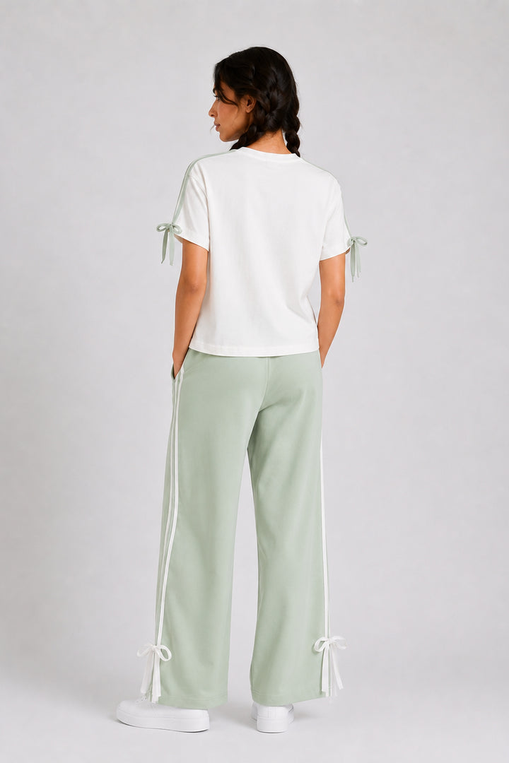 ActiveEase Aqua Tie Up Co-ord