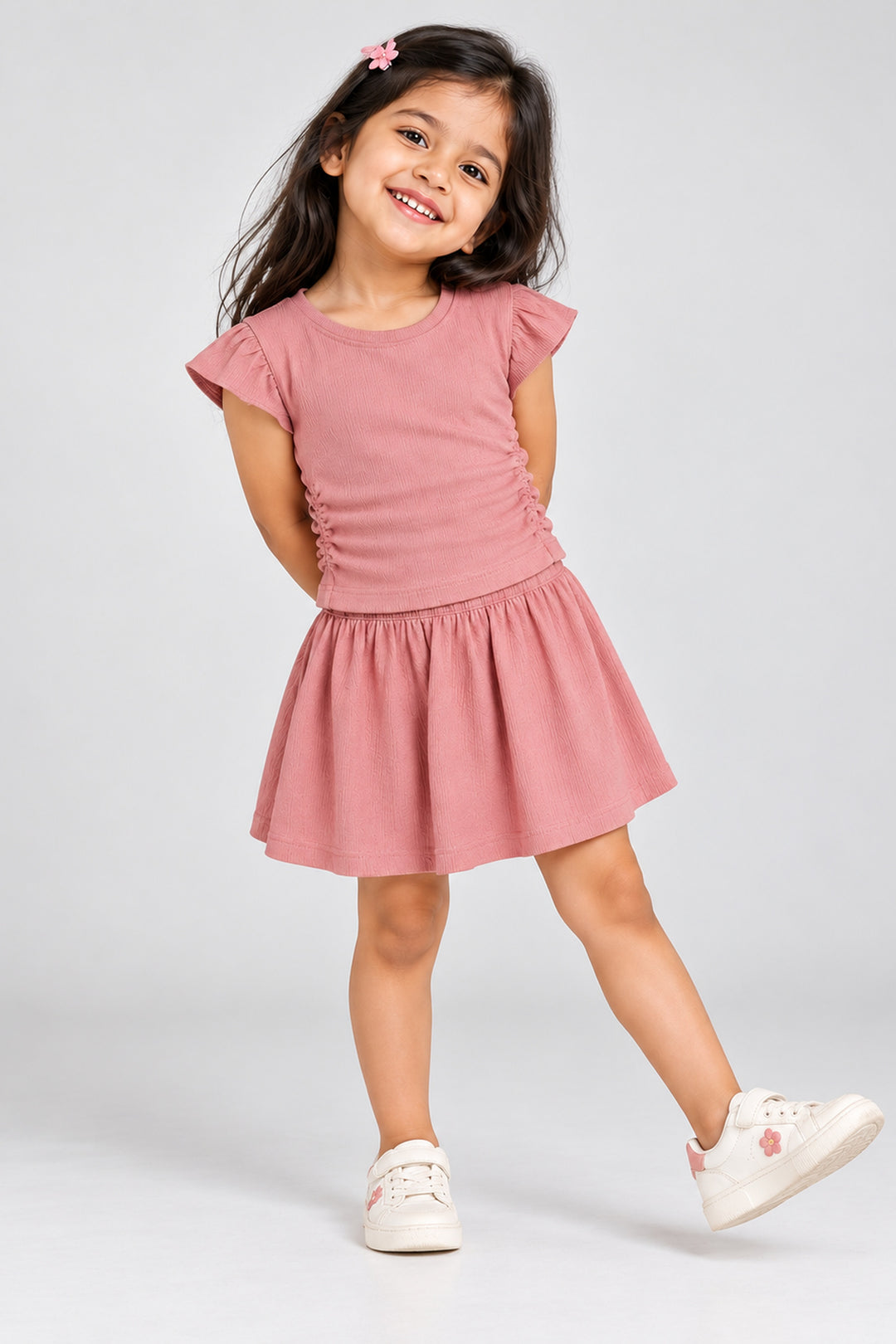 Top & Flared Skirt Set