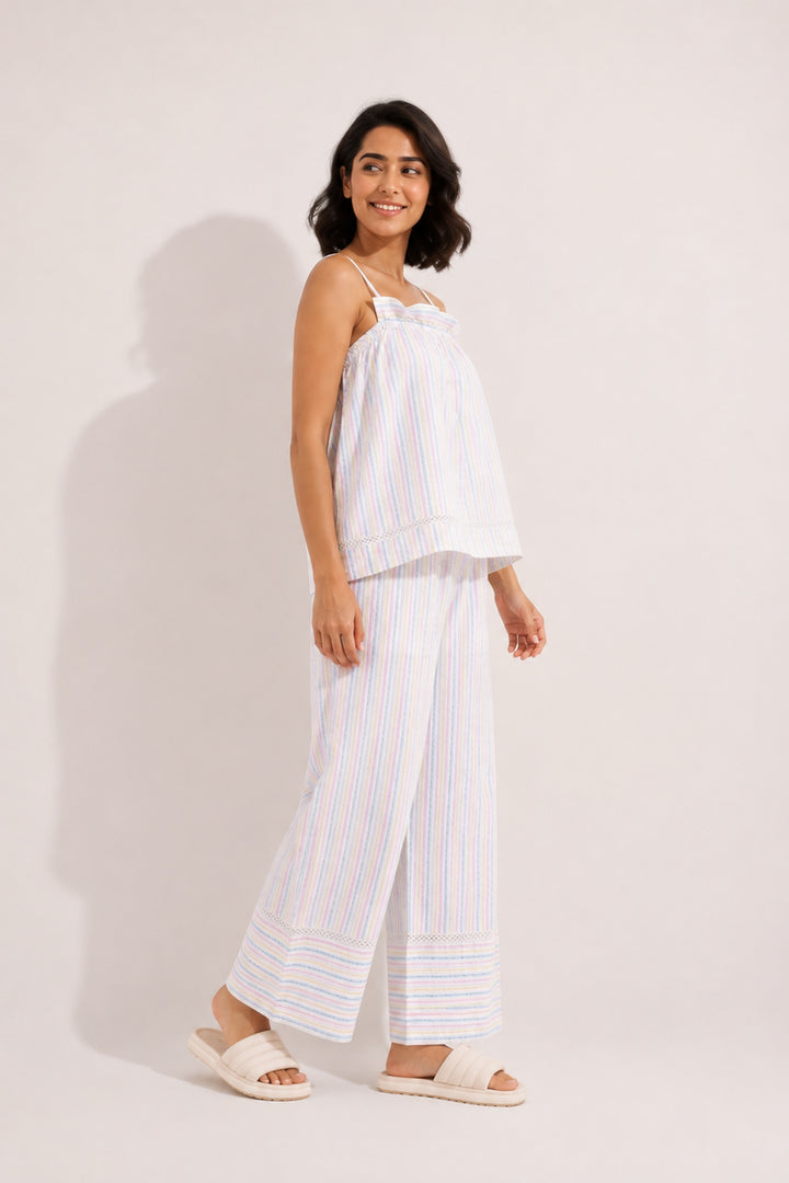Playfull prism stripe  sleep set