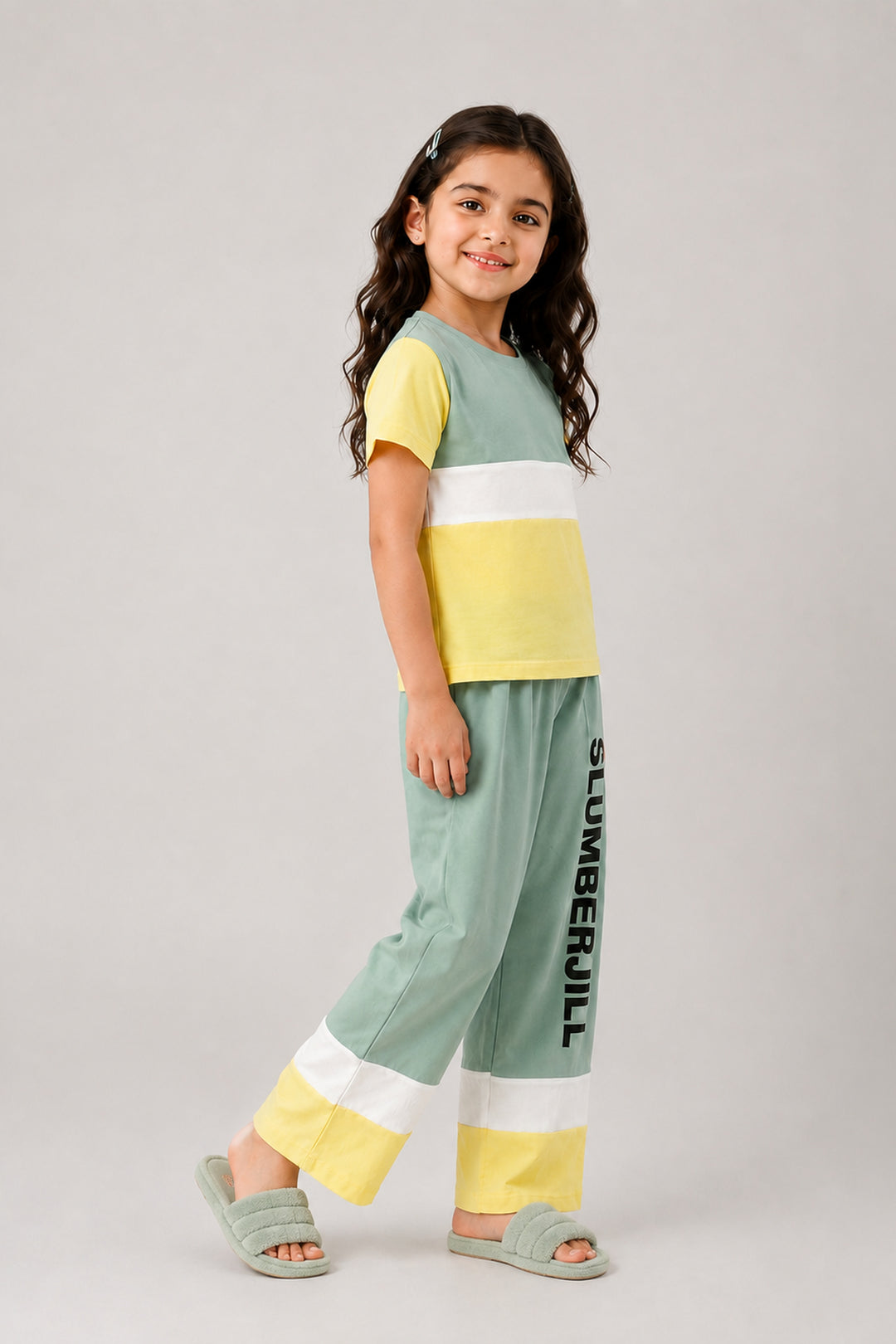 Lime Lullaby, Slumber Everyday Kids Cotton Coord Set